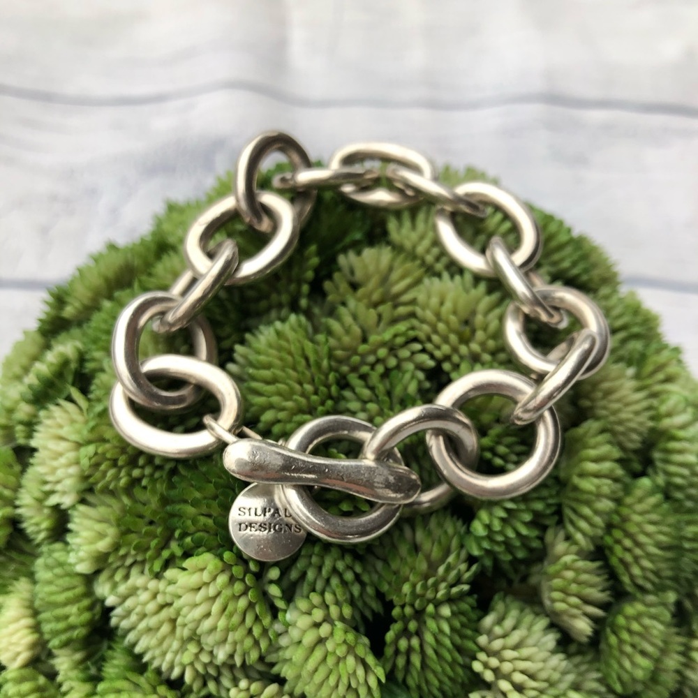 😍 B2187 Silpada Sterling Silver Link Bracelet